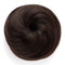 Onedor Chignon Donut Bun Wig Hairpiece, Synthetic Fiber Hair Extension, 6# Medium Chestnut Brown