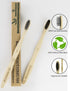 YD WINGTAI 12pack Biodegradable Bamboo Toothbrushes Non Plastic Toothbrush Natural Wooden Travel Size Organic Charcoal
