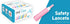 ONE-Care Safety Lancets - 30G x 1.5mm, Gentle Pre-Loaded Finger Self Prick Device, 100/Box