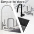 Curved Small Squeegee, Mini Kitchen Sink Squeegee for Sinks, Countertops, and Dishes, Bathroom Shower Squeegee