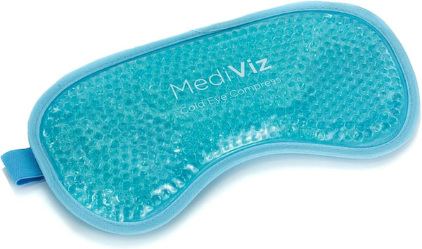 Cooling Gel Eye Mask - Reusable Cold Eye Mask for Puffy Eyes, Soothes Dark Circles, Comfortable