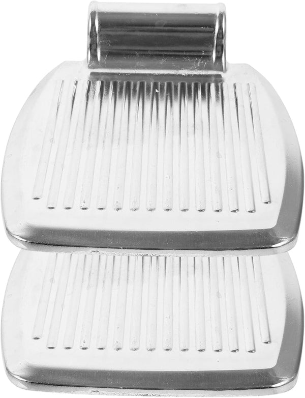 PENIKOKO Wheelchair Replacement Footrest Pedal 1.9Cm Thick Aluminum Alloy Pair Universal Heavy Duty