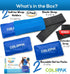 Hot & Cold Ice Packs for Injuries, Reusable Gel (4 Pc Set) for Pain Relief, Joint Muscle Soreness, Swelling