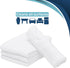 Wash Cloth Set - Heavy Duty 13x13 White Dish Towels, Quick Dry & Lint Free Multi Use Bar Rags for Cleaning, Auto Wash,