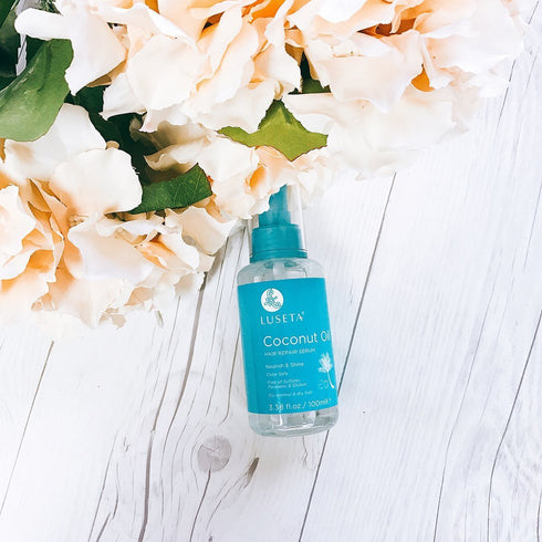 Luseta Hair Oil Hair Repair Serum, Coconut Argan Marula Oil, Sulfate Free