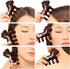 NWIUREN Sandalwood Cute Pony Scalp Massager | Wooden Massage Brush for Head, Face, Eyes, Shoulder, and Neck | Gua Sha