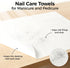 RAQEHO 50 10.6"X11.8" Nail Care Towels for Manicure and Pedicure, Toallas Para Pedicura Spa, Nail and Foot Mat