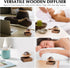 Planet Wooden Essential Oil Diffuser - Walnut Aroma Therapy for Home, Office, Car, Yoga Hall and SPA - Passive Diffuser
