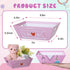 Reallnaive 6 Sets 6 9.8x6.5 Inches 6 10 Nurse Appreciation Empty Gift Baskets with Pcs Thick Kraft Pink Nurses Week