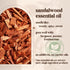 Australian Sandalwood Essential Oil - 100% Pure & Natural, Organic, Undiluted for Aromatherapy, Hair, Diffuser (0.33oz - 10ml)