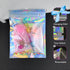 100 Pcs Holographic Resealable Packaging Bags, Cute Smell Proof Foil Pouch for Small Business Supplies, 4x6 inch