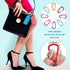 Tudomro 40 Pack Colorful Lipstick Keychain Holder with Clip for Women