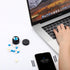 Small Daily Pill Box - Portable Waterproof Metal Pill Case for Pocket or Purse, Aluminium Alloy Round Travel Pill