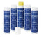 Vegan Fragrance Free Lip Balm Set, Unscented, 5 Tube Set, Organic Jojoba and Avocado Oil, Natural Moisturizer