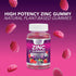 Zinc Immune Support Supplement 50mg, 60 Gummies - Max Strength for Radiant Skin & Immune Health, Vegan