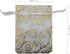 100pcs Sheer Organza Favor Bags, Rattan Print Gift Bags for Wedding Baby Shower, 3x4 inch, White