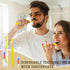 Toothpaste,50 Pack Disposable Toothbrushes with Yellow Hollow Individually Wrapped Disposable Travel Toothbrushes Kit