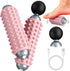 JALEBRO Mini Electric Massage Roller 4 Speeds Vibrating Massage Ball, 2-in-1 Portable Muscle