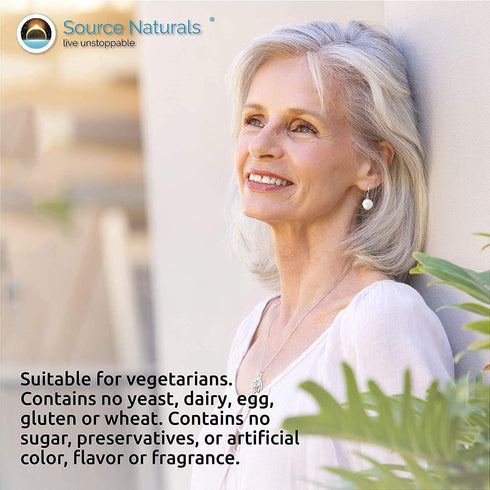 Source Naturals Hot Flash 180 Tablets - Non-GMO Soy, Helps Reduce Hot Flashes, 60 Day Supply