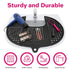Sink Topper Foldable Sink Cover - Silicone Makeup Brush Cleaning Mat, Hot Tools Organizer, Standard Black