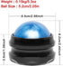 WOVTE Massage Ball, Lacrosse Balls Self Massage Tool for Sore Muscles, Deep Tissue, Trigger Point, Yoga Release (Blue)