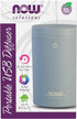 NOW Foods Essential Oils, Portable USB Ultrasonic Aromatherapy Oil Diffuser, Travel Friendly, Extremely Quiet