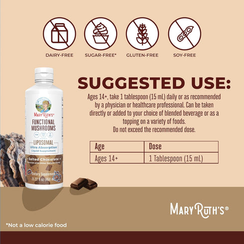 Immune 15.22 Oz MaryRuth Organics Mushroom, Mushroom Supplement, Mushroom Liquid Vitamin, Reishi Mushroom Supplement