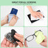 vonper 18 Pack (7" 6") Microfiber Cleaning Cloths x Multicolor Glasses Cleaning Cloth for Eyeglasses, Camera Lens, Cell
