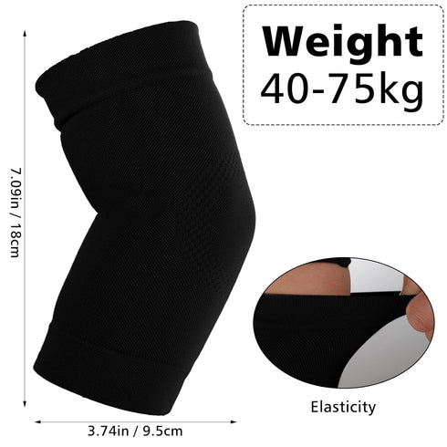 Sibba Elbow Compression Sleeve, 1 Pair Arm Support Elbow Sleeves, Tennis Elbow Compression Support Sleeve, Elbow sleeve for weightlifting, Elbow Pads for Sports Protection And Pain Relief (Black)