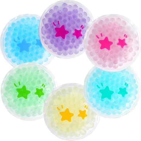 Hilph Small Ice Packs, Reusable Boo Boo Ice Packs for Kids, 6 Pack for Toddler Injuries & First Aid