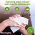Morning Star 240 4 Packs Adult Wipes for Elderly - Wipes Thick Extra Large Disposable Washcloths for Adult Bathing