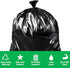 33 Gallon Heavy Duty Black Trash Bags, Upgraded Large Can Liners, 60 Count, 32"x39" Inch