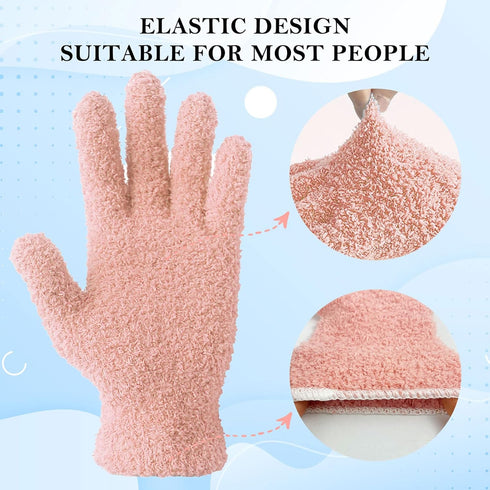Microfiber Gloves for Plant Dusting, Reusable Leaf Cleaning Glove for Houseplants by Evridwear