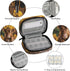 Skerhhux 7 Animal Flower Highland Cow Pill Case Travel Pill Organizer Weekly Day Portable with Zipper Medicine Box Pill