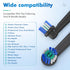 Pack 8 7000, OralB 1000, 9600, 500, 3000, 8000 Replacement Toothbrush Heads Compatible with Oral B, of Professional