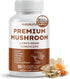 NURAFUSE Organic Mushroom 10-in-1 Formula - with Lion's Mane, Cordyceps Reishi, Shiitake, Maitake,