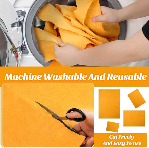 10 Pcs Absorbent Shammy Cloth, Car Drying Chamois Towel, Multi-Purpose Machine Washable Towel (20 x 27 Inch)