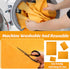 10 Pcs Absorbent Shammy Cloth, Car Drying Chamois Towel, Multi-Purpose Machine Washable Towel (20 x 27 Inch)