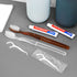 100 pcs Disposable Toothbrushes with Toothpaste Floss, Individually Wrapped, 10g Toothpaste for Homeless, Airbnb, Hotel