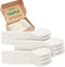 100% Compostable Disposable Spoons - 150pcs Heavy Duty Eco-Friendly Cutlery, Ivory White