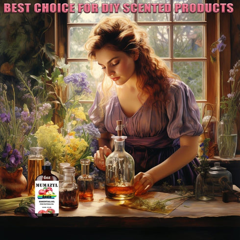 Apple Essential Oil - 4 Fl Oz 120ML for Diffuser, Humidifier, Yoga, Cleaning, DIY Candle & Soap Making