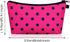 6 Pieces Waterproof Makeup Bag, Zipper Travel Packing Pouch, Small Cosmetic Accessory Organizer for Women and Men