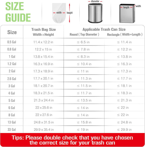 Teivio 4 Gallon Strong Trash Bags, 330 Count, Small Bathroom Garbage Can Liners, Grey Plastic Bags