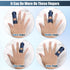 SAVITA 2pcs Finger Splints - Composite Cloth Trigger Finger Splints for Broken Finger Protection and Pain Relief