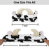 Facial Spa Headband, Cosmetic Makeup Headband for Washing Face (Cow)