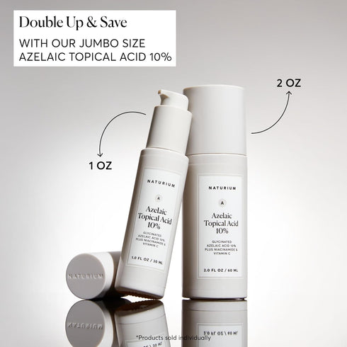 Naturium Azelaic Topical Acid 10%, Face & Skin Care Treatment with Niacinamide & Vitamin C, 1 oz