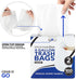 Stock Your Home 4 Gallon Garbage Bags, 100 Count, Leakproof, Versatile Usage, Grab-n-Go