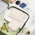 KOTORA 2 Pcs Corduroy Makeup Bag for Purse, Small Aesthetic Makeup Organizer, Travel Toiletry Pouch for Women