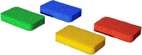 Handy Gourmet Silicone Sponges – Kitchen and Dish Scrubber, Fragrance, Mildew, Odor Free (Set of 4)