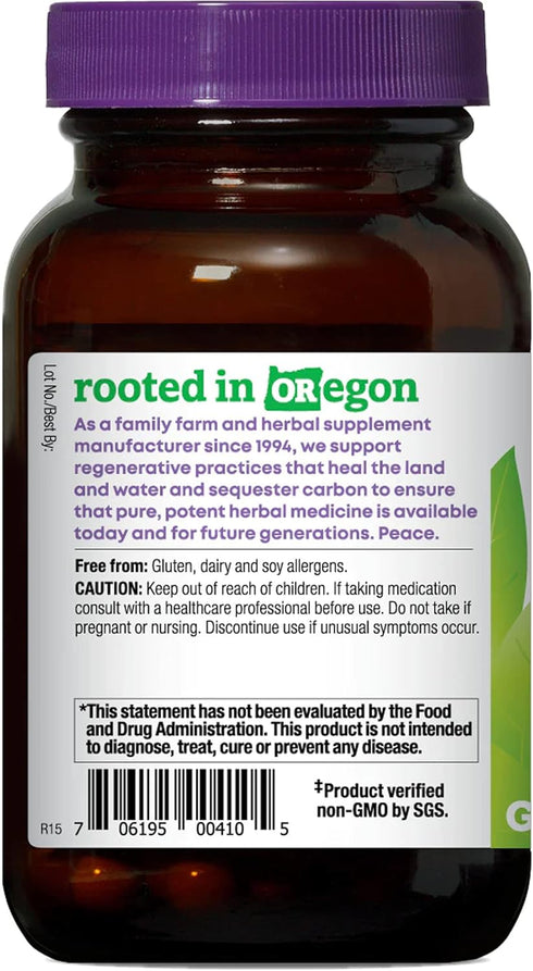 Oregon's Wild Harvest Turmeric Curcumin Vegan Capsules with BioPerine, 1350 mg, 60 Count